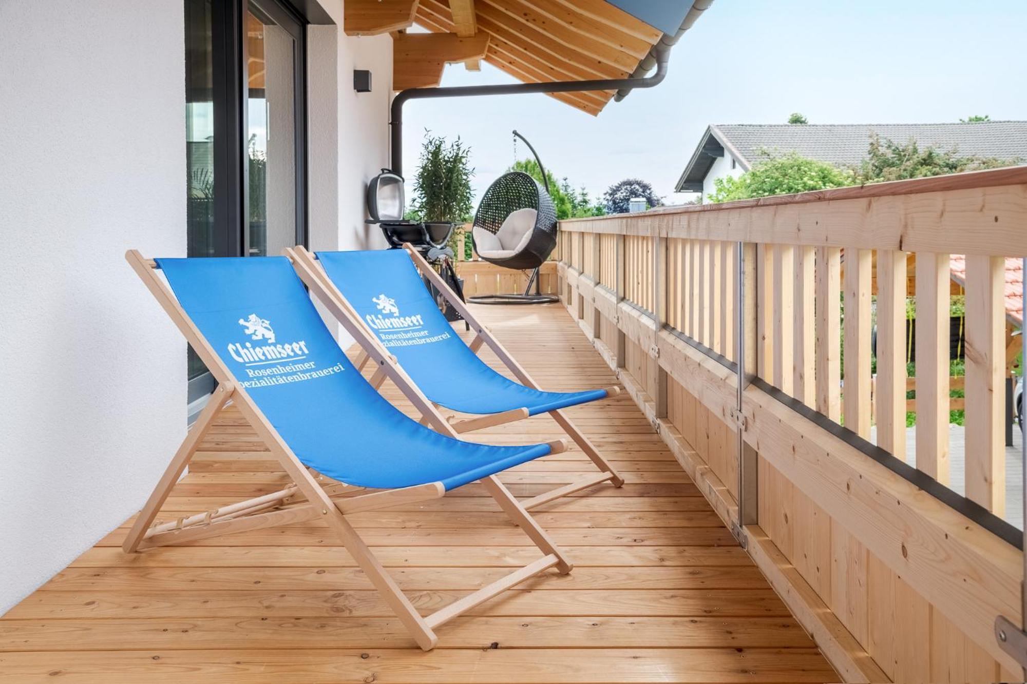 Fenjoy: Ferienapartment In Neubau / Balkon / Bbq Bernau am Chiemsee Exterior foto